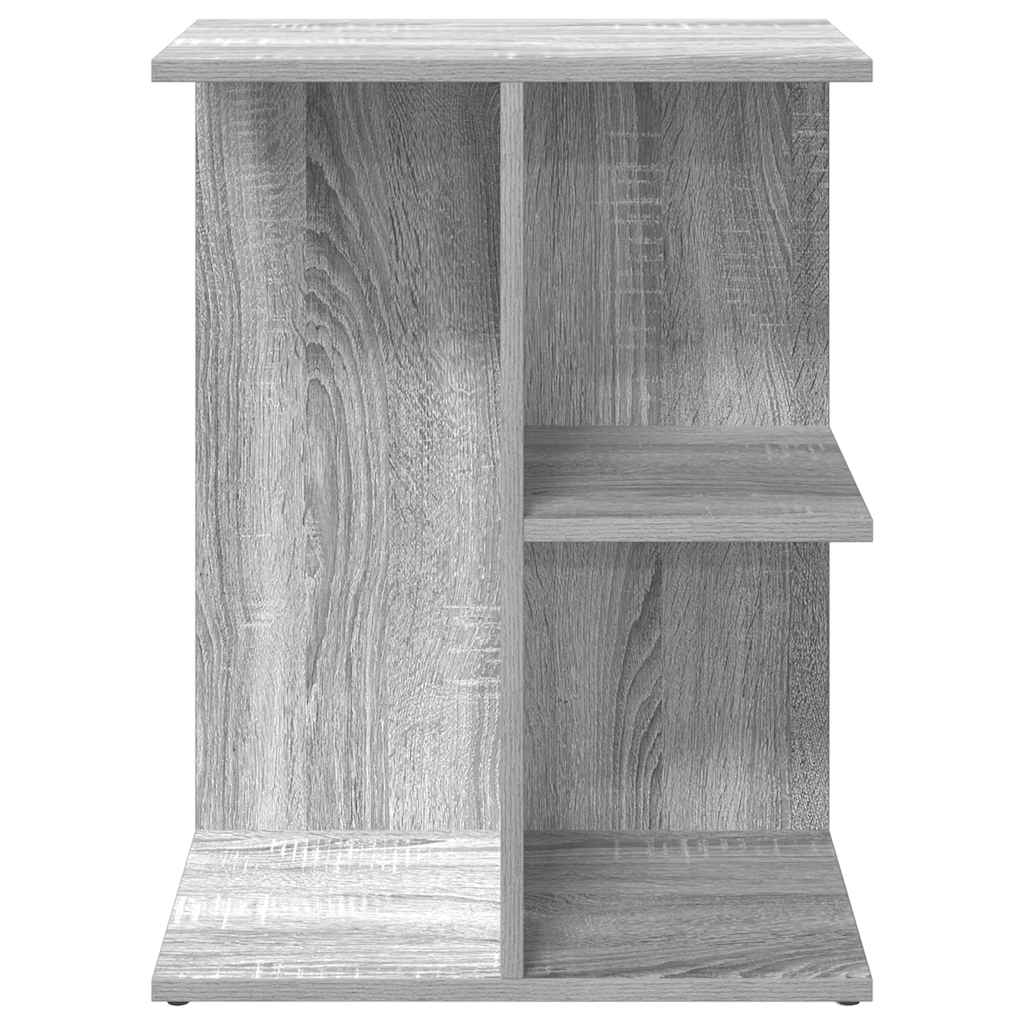 Nachtkastje 46,5x29x61 cm bewerkt hout grijs sonoma eikenkleur