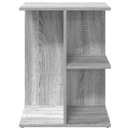 Nachtkastje 46,5x29x61 cm bewerkt hout grijs sonoma eikenkleur