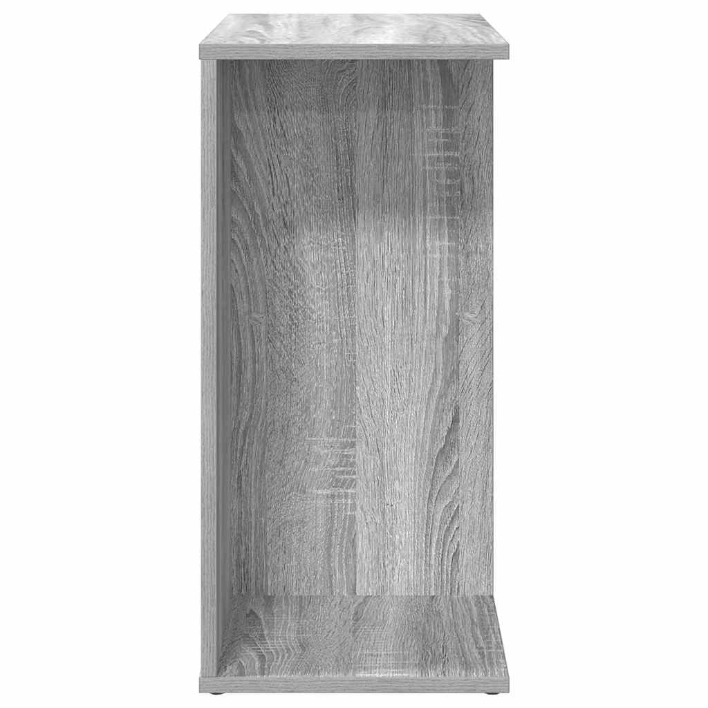 Nachtkastje 46,5x29x61 cm bewerkt hout grijs sonoma eikenkleur