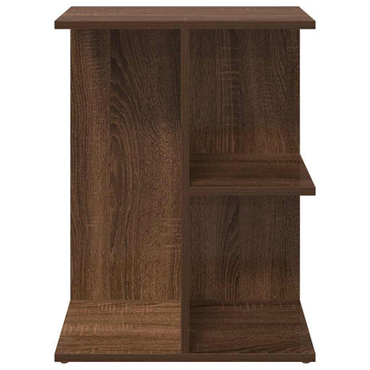 Nachtkastje 46,5x29x61 cm bewerkt hout bruin eikenkleur