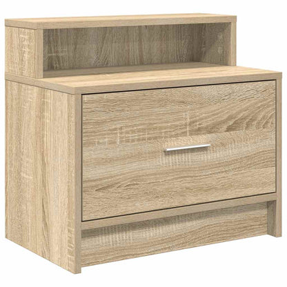 Nachtkastjes 2 st met lade 51x31x47 cm sonoma eikenkleurig