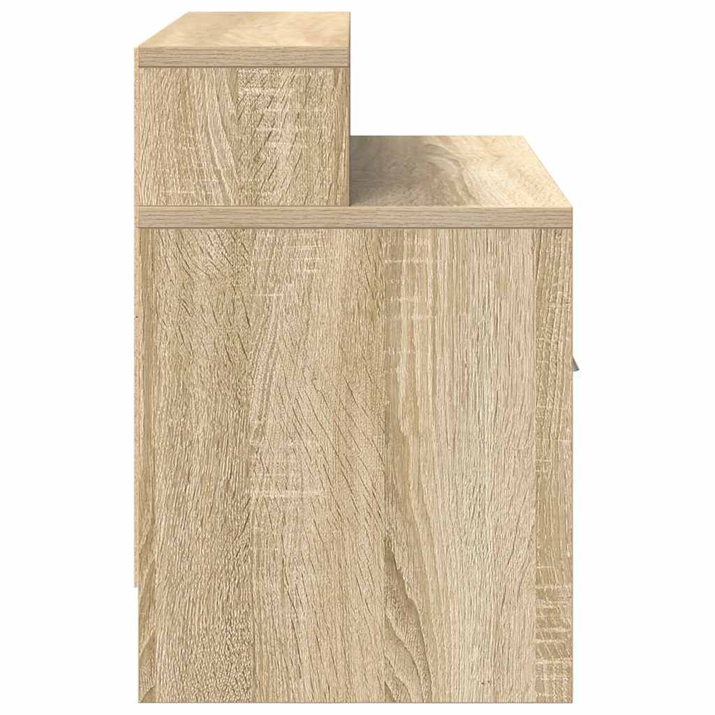 Nachtkastjes 2 st met lade 51x31x47 cm sonoma eikenkleurig