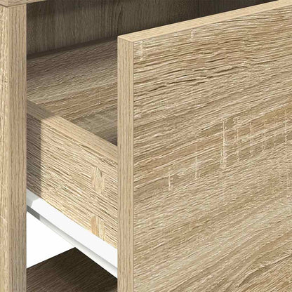 Nachtkastjes 2 st met lade 51x31x47 cm sonoma eikenkleurig
