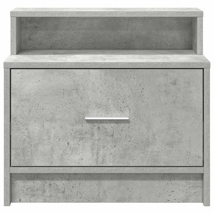 Nachtkastjes 2 st met lade 51x31x47 cm betongrijs