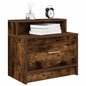 Nachtkastjes 2 st met lade 51x31x47 cm gerookt eikenkleurig