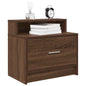 Nachtkastjes 2 st met lade 51x31x47 cm bruin eikenkleurig