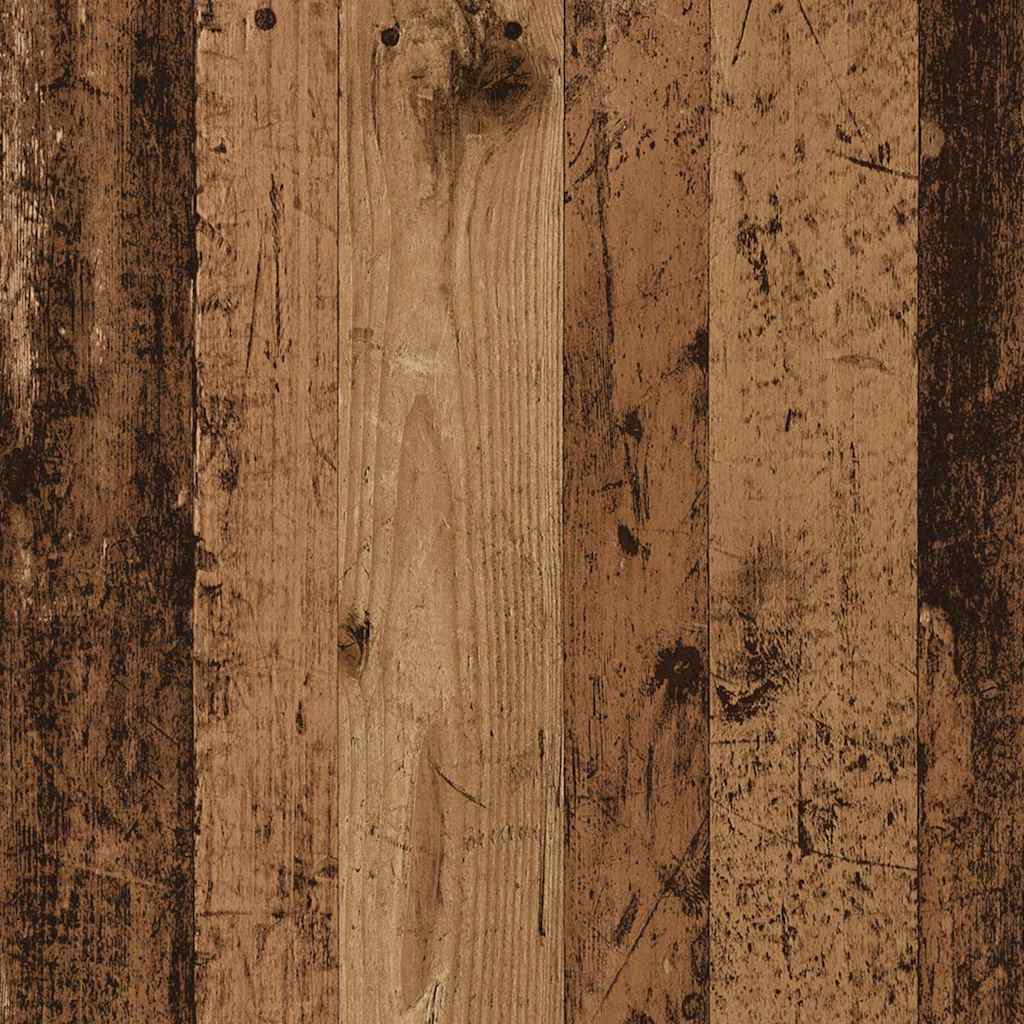 Nachtkastjes 2 st met lade 51x31x47 cm oud houtkleurig