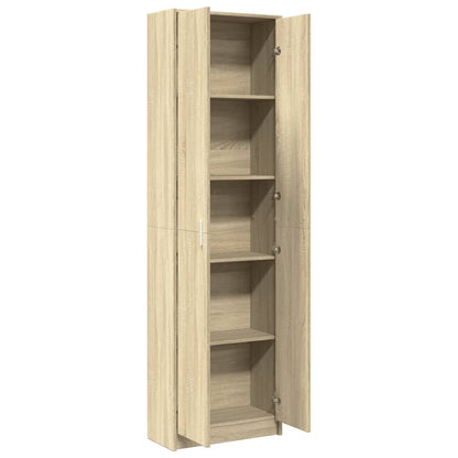 Gangkast 55x25x189 cm spaanplaat sonoma eikenkleurig