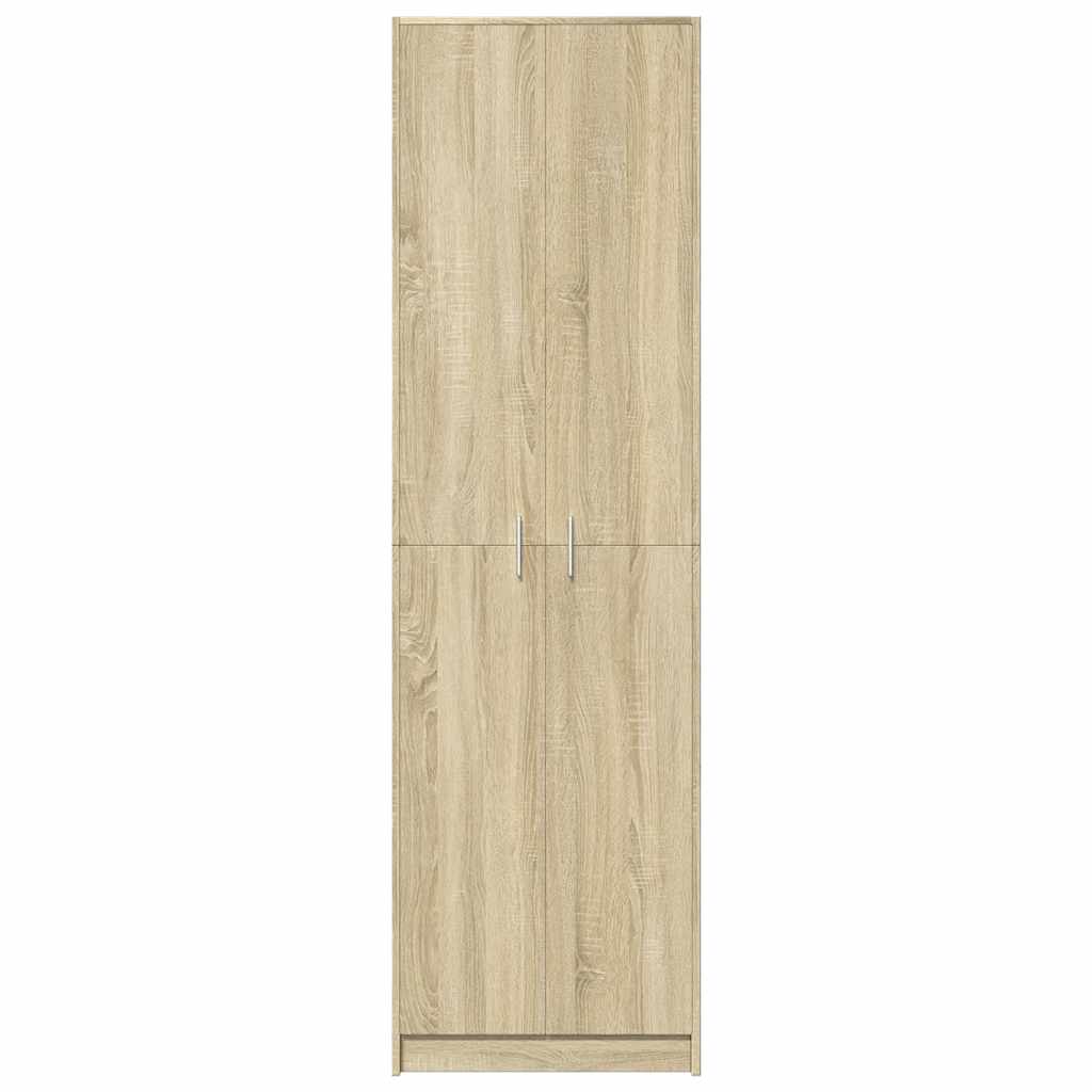 Gangkast 55x25x189 cm spaanplaat sonoma eikenkleurig