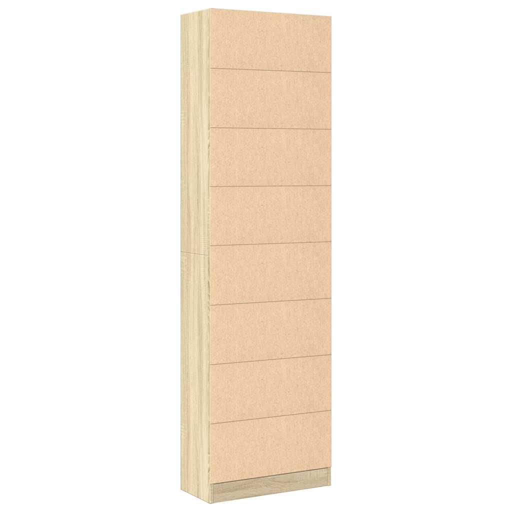 Gangkast 55x25x189 cm spaanplaat sonoma eikenkleurig
