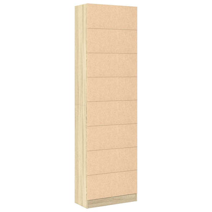 Gangkast 55x25x189 cm spaanplaat sonoma eikenkleurig