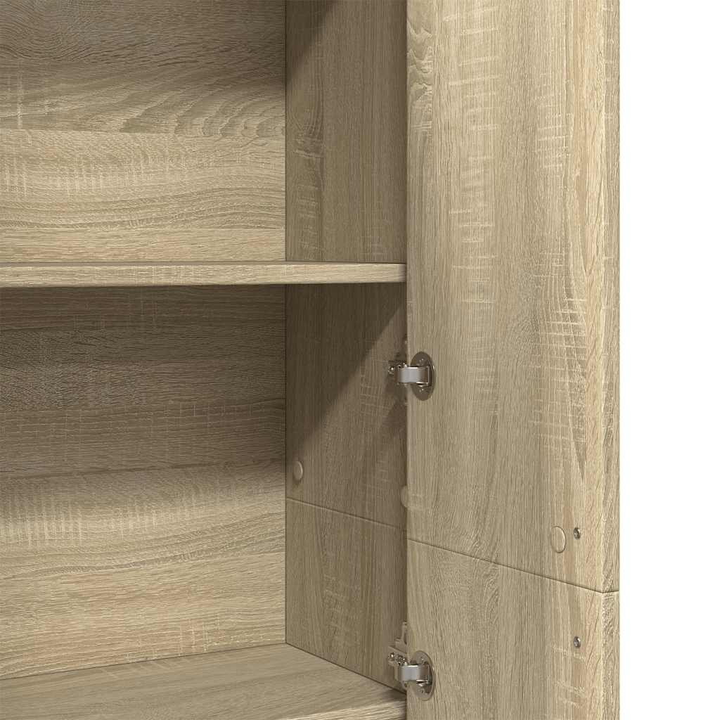 Gangkast 55x25x189 cm spaanplaat sonoma eikenkleurig