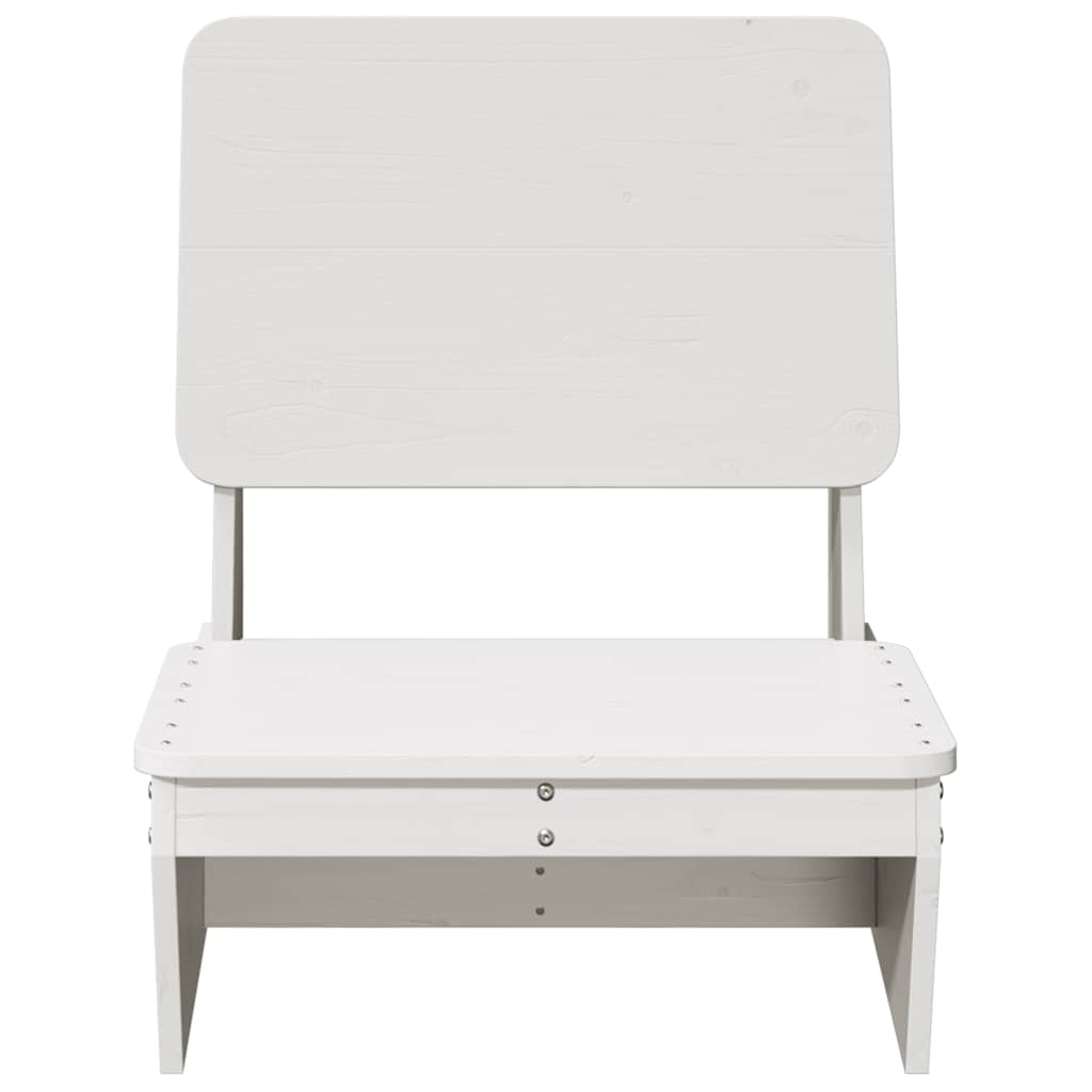 Tuinstoel 60x64x70,5 cm massief grenenhout wit