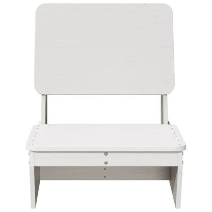 Tuinstoel 60x64x70,5 cm massief grenenhout wit