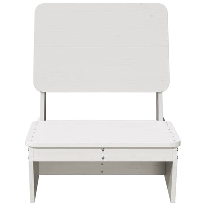 Tuinstoelen 2 st 60x64x70,5 cm massief grenenhout wit