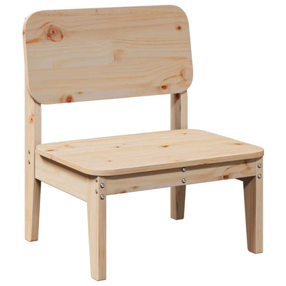 Tuinstoelen 2 st 60x52,5x72 cm massief grenenhout
