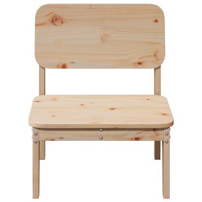 Tuinstoelen 2 st 60x52,5x72 cm massief grenenhout