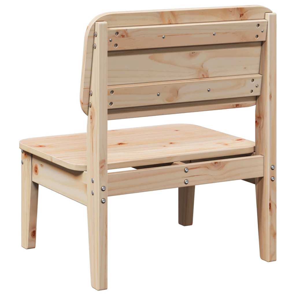 Tuinstoelen 2 st 60x52,5x72 cm massief grenenhout