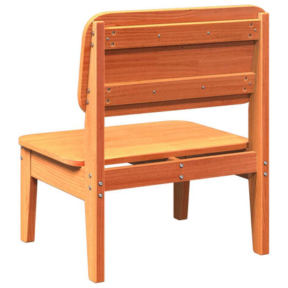 Tuinstoelen 2 st 60x52,5x72 cm massief grenenhout wasbruin