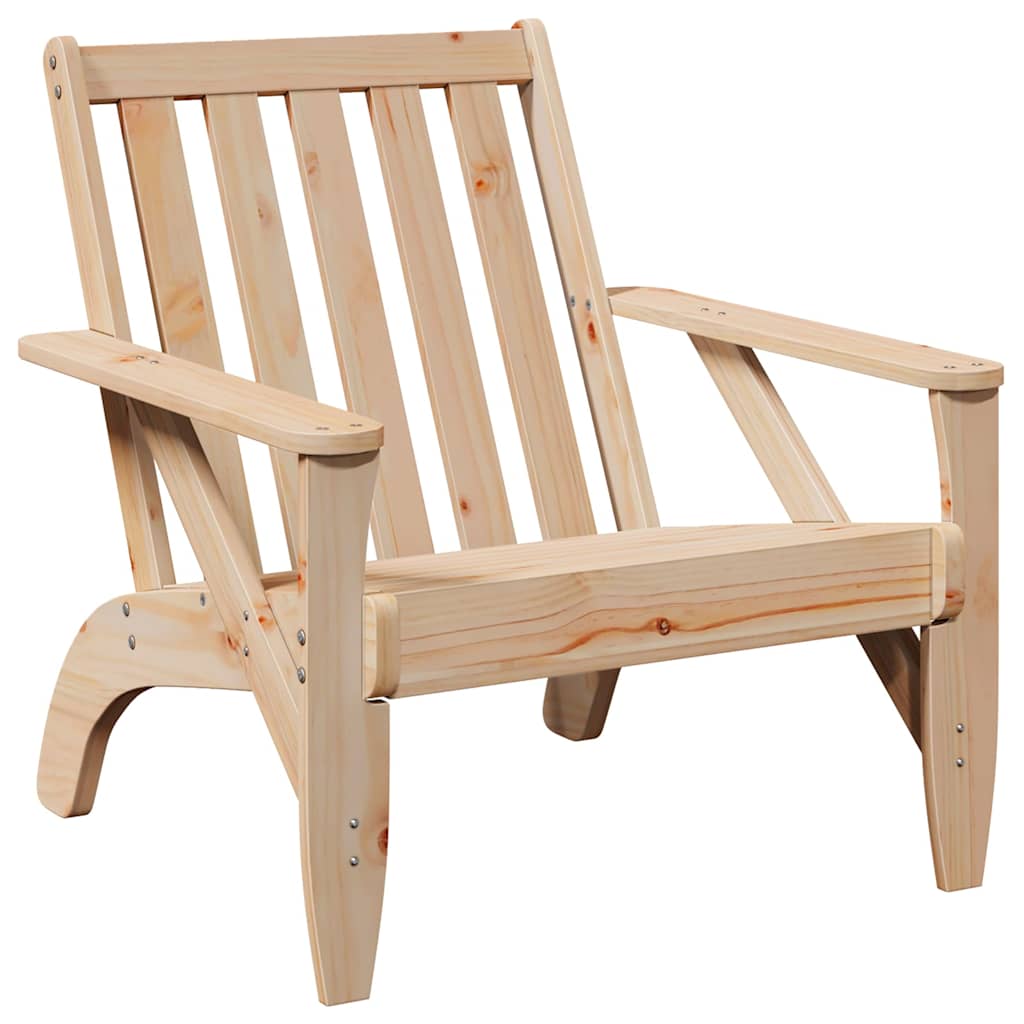 Tuinstoel Adirondack 75x77x77 cm massief grenenhout