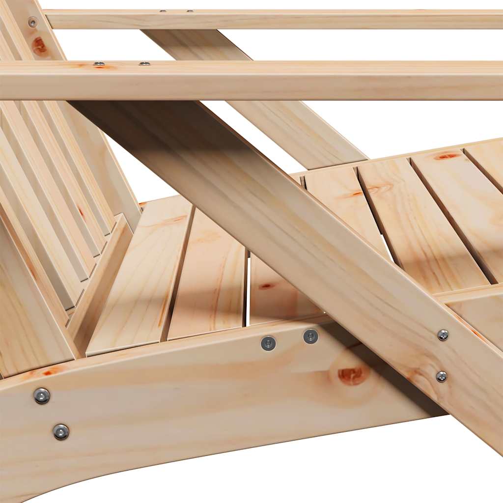 Tuinstoel Adirondack 75x77x77 cm massief grenenhout