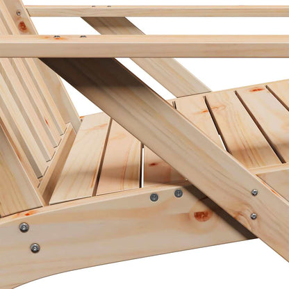 Tuinstoel Adirondack 75x77x77 cm massief grenenhout