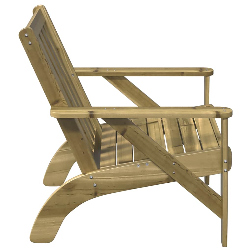 Tuinstoel Adirondack 75x77x77 cm geïmpregneerd hout