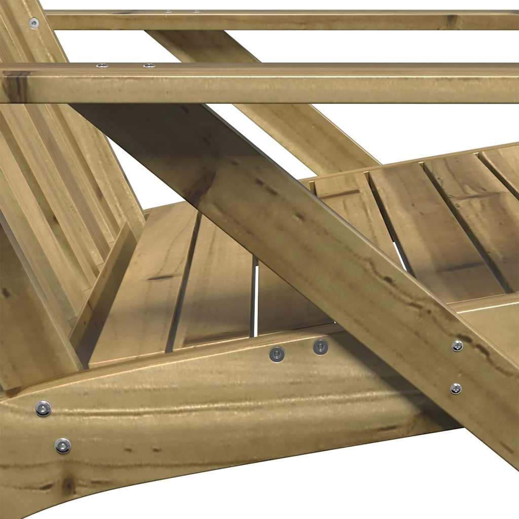 Tuinstoel Adirondack 75x77x77 cm geïmpregneerd hout