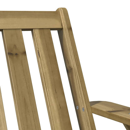 Tuinstoel Adirondack 75x77x77 cm geïmpregneerd hout