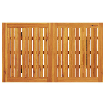 Tuinbank 3-zits met kussens & tafel poly rattan zwart