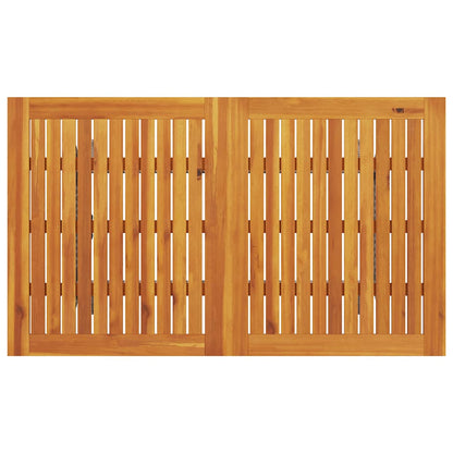 Tuinbank 3-zits met kussens & tafel poly rattan grijs