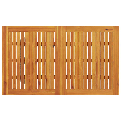 Tuinbank 3-zits met kussens & tafel poly rattan beige