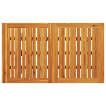 Tuinbank 3-zits met kussens & tafel poly rattan lichtgrijs
