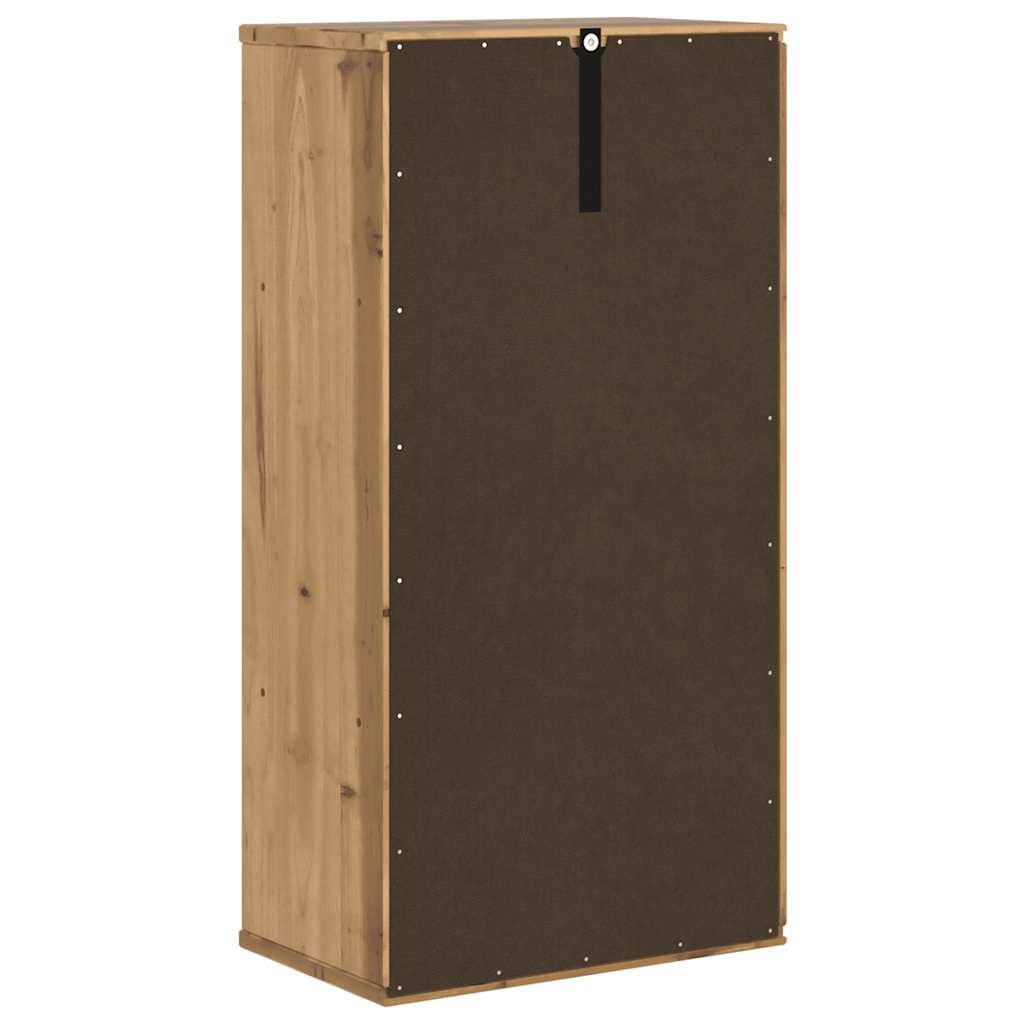 Bijzetkast ODDA 40x24x79 cm massief grenenhout