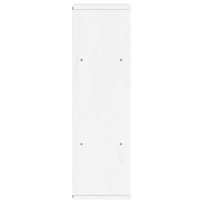 Bijzetkast ODDA 40x24x79 cm massief grenenhout wit