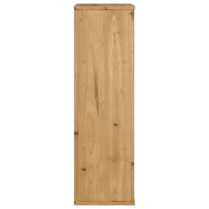 Bijzetkast met lades 40x24x79 cm massief grenenhout