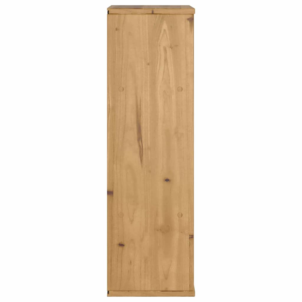 Bijzetkast met lade 40x24x79 cm massief grenenhout