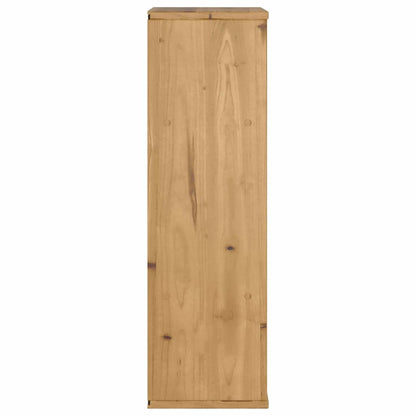 Bijzetkast met lade 40x24x79 cm massief grenenhout