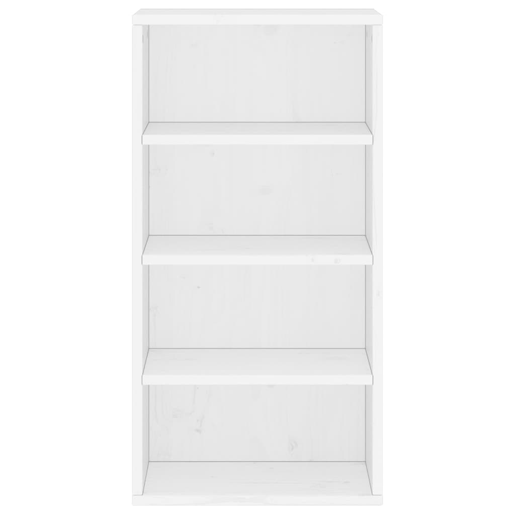 Bijzetkast ODDA 40x24x79 cm massief grenenhout wit