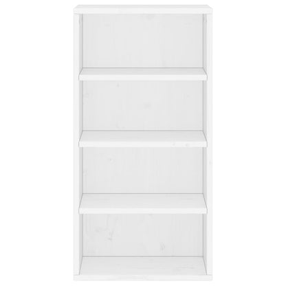 Bijzetkast ODDA 40x24x79 cm massief grenenhout wit