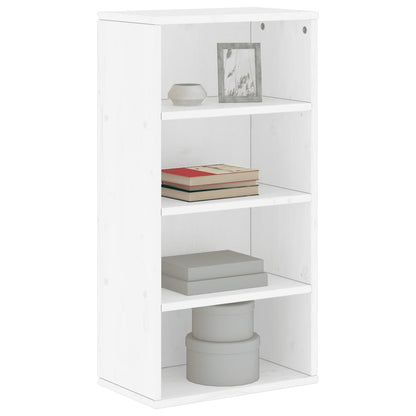 Bijzetkast ODDA 40x24x79 cm massief grenenhout wit