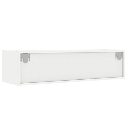 Tv-meubel met LED-verlichting 100X35,5x25 cm wit