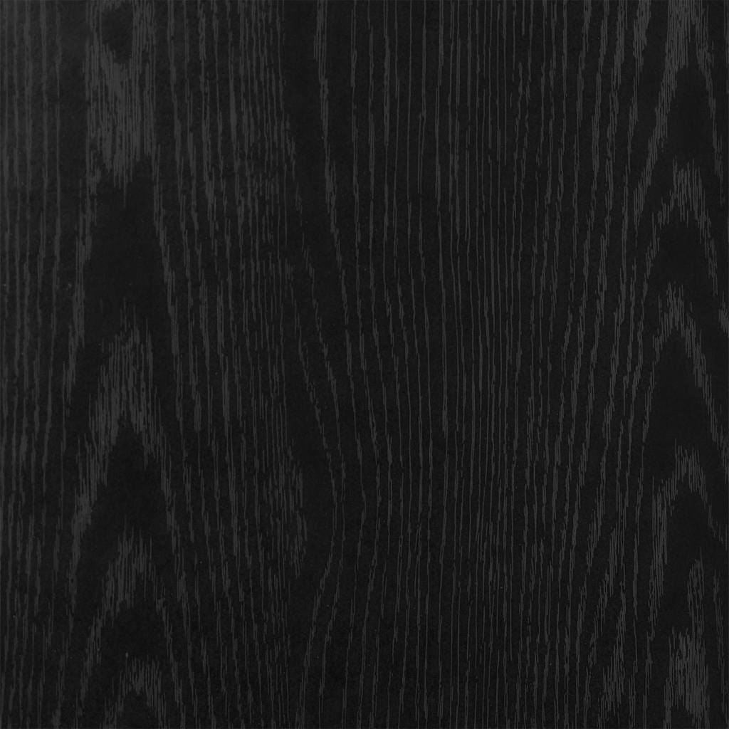 Boekenkast 3-laags 60x30x60 cm bewerkt hout zwart