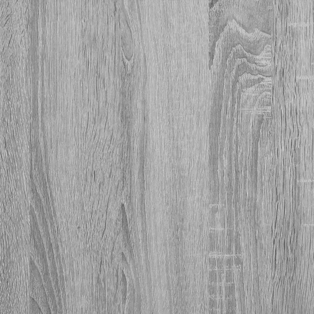 Boekenkast 3-laags 60x30x120 cm bewerkt hout grijs sonoma eiken