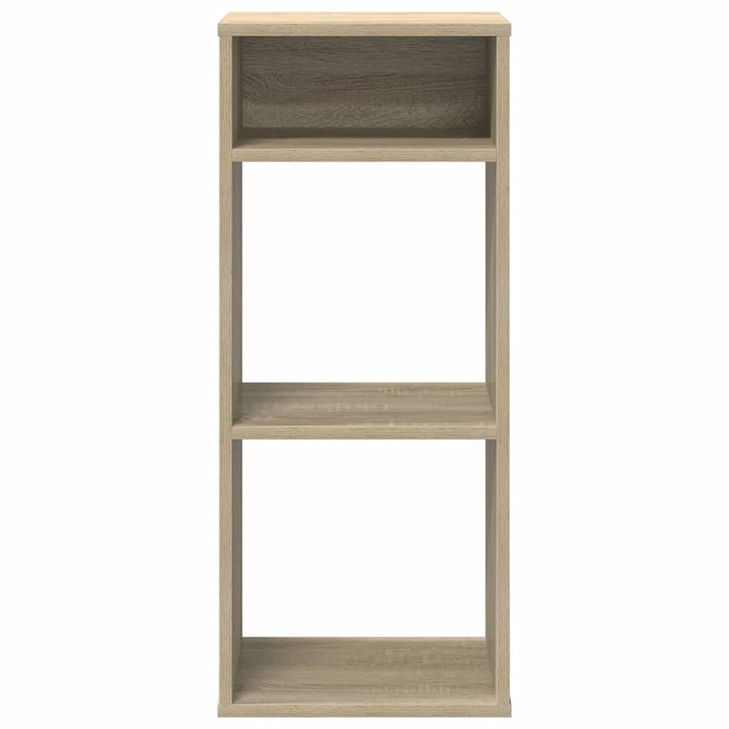 Boekenkast 34x31x80 cm bewerkt hout sonoma eikenkleurig