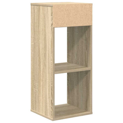 Boekenkast 34x31x80 cm bewerkt hout sonoma eikenkleurig