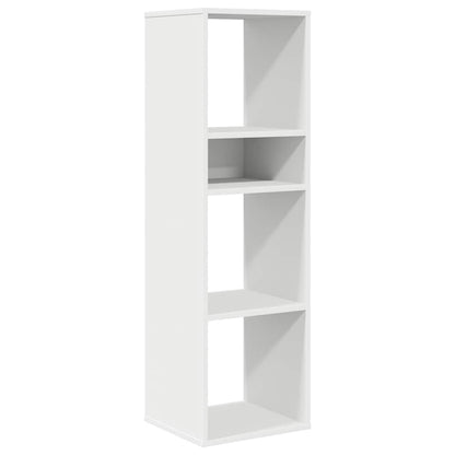 Boekenkast 34x31x112 cm bewerkt hout wit