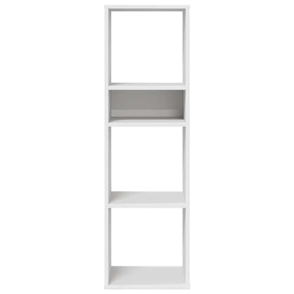 Boekenkast 34x31x112 cm bewerkt hout wit
