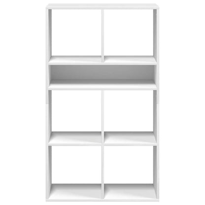 Boekenkast 66x31x112 cm bewerkt hout wit