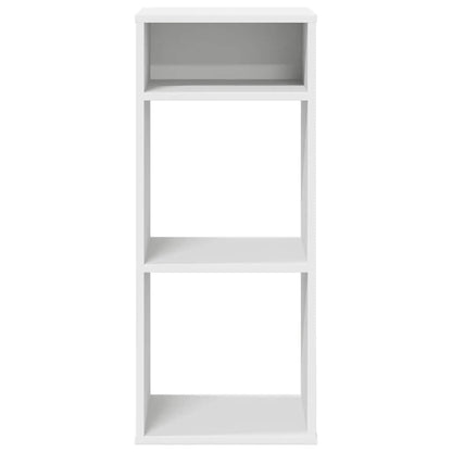 Boekenkast 34x31x80 cm bewerkt hout wit
